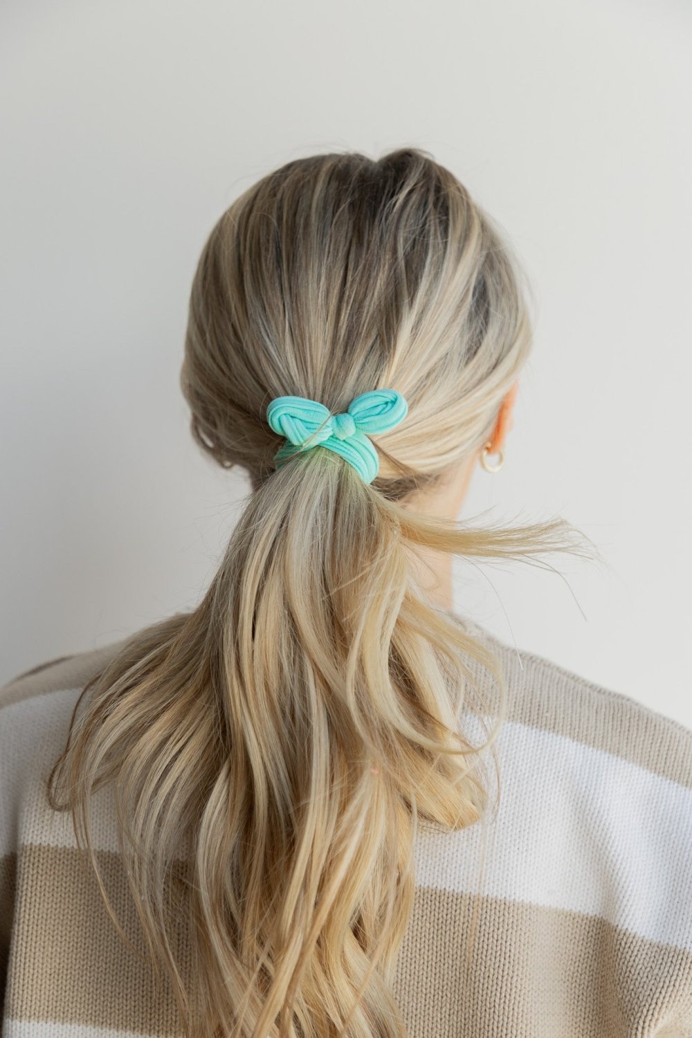BOW SLICK BACK PONYTAILS (PACK OF 3) - Poppy & Vine