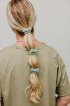 BOW SLICK BACK PONYTAILS (PACK OF 3) - Poppy & Vine