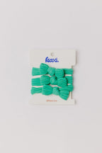 BOW SLICK BACK PONYTAILS (PACK OF 3) - Poppy & Vine