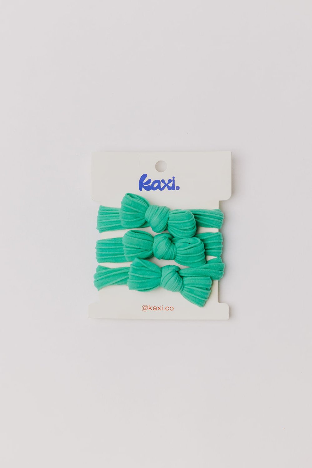 BOW SLICK BACK PONYTAILS (PACK OF 3) - Poppy & Vine