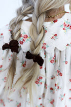 BOW SLICK BACK PONYTAILS (PACK OF 3) - Poppy & Vine