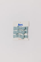 BOW SLICK BACK PONYTAILS (PACK OF 3) - Poppy & Vine