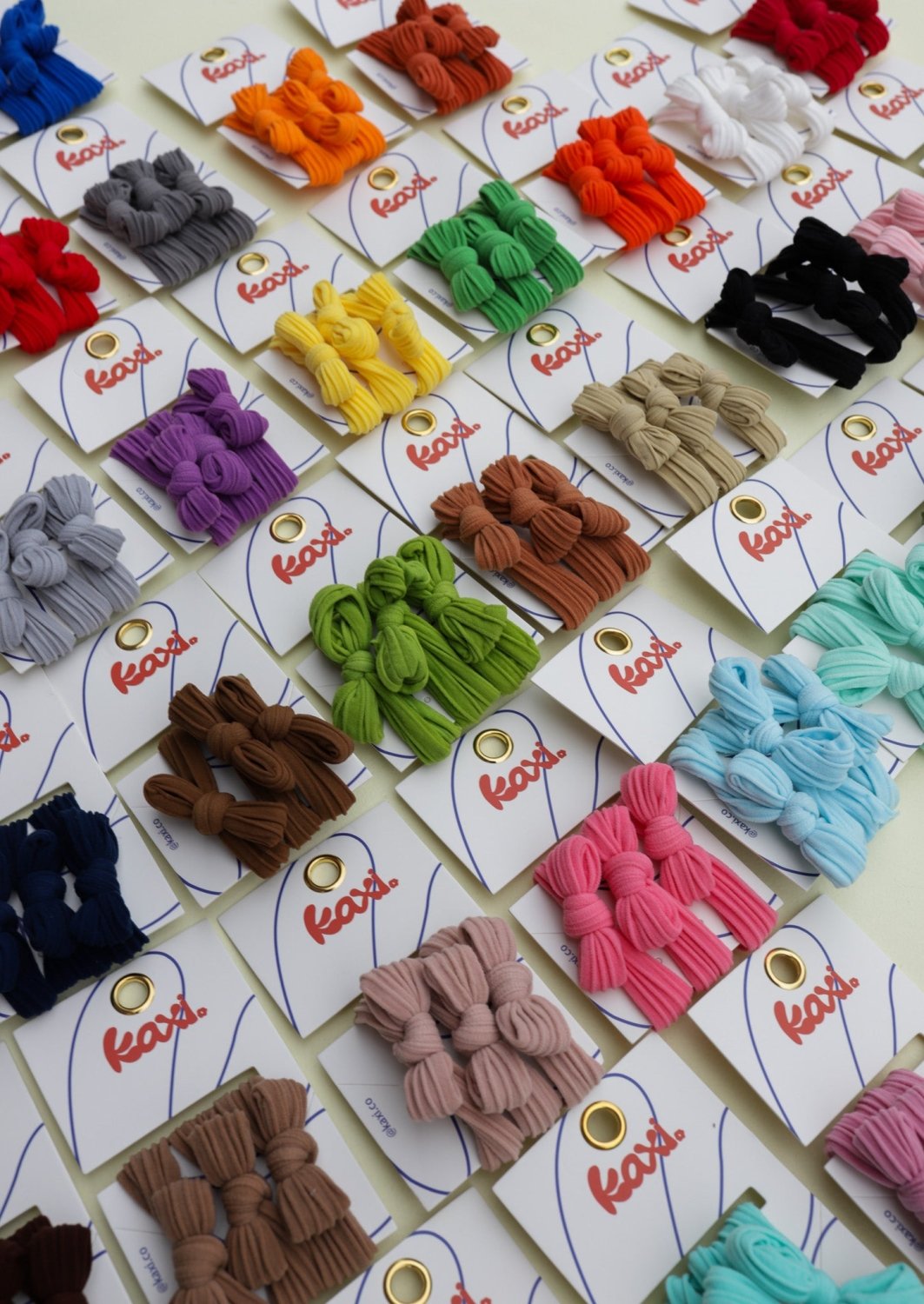 BOW SLICK BACK PONYTAILS (PACK OF 3) - Poppy & Vine
