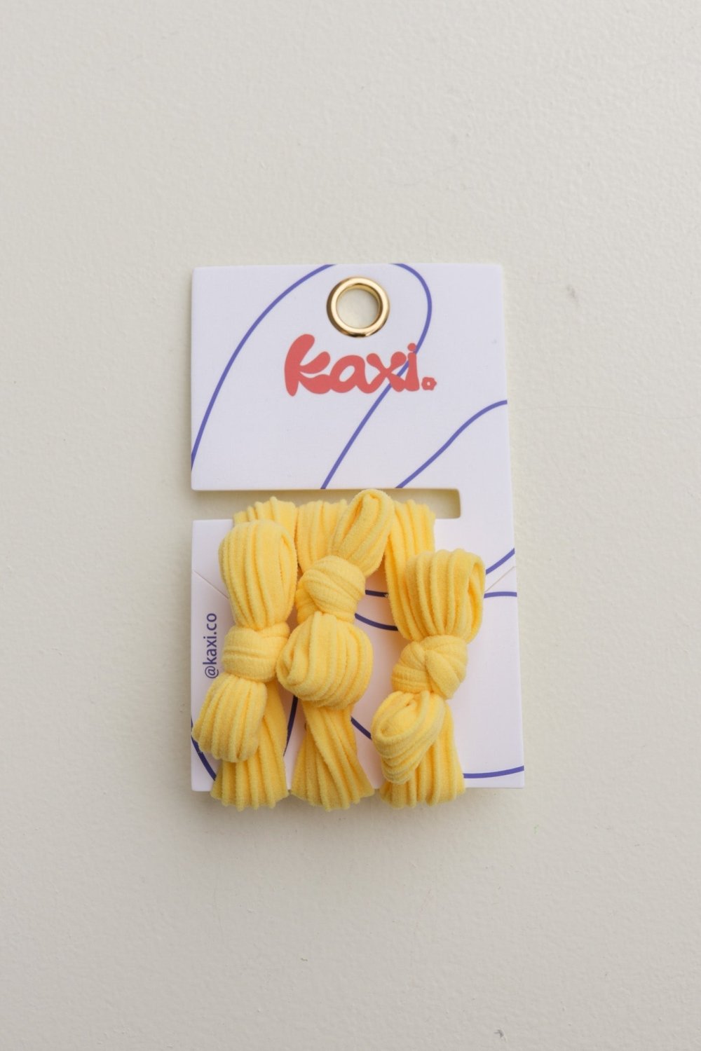BOW SLICK BACK PONYTAILS (PACK OF 3) - Poppy & Vine
