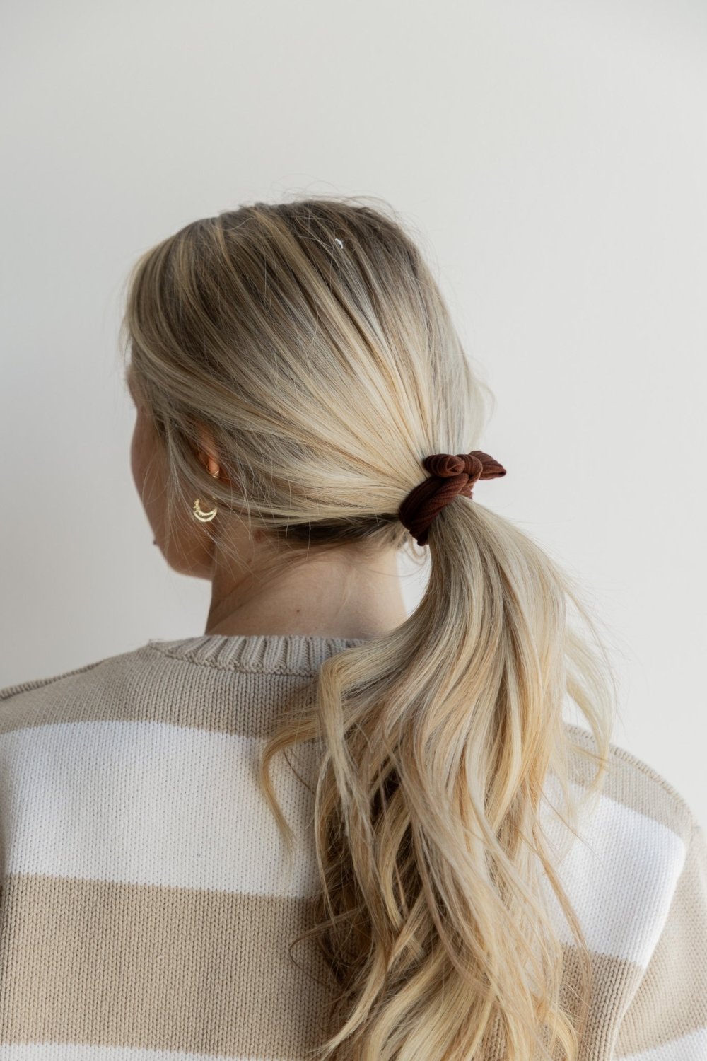 BOW SLICK BACK PONYTAILS (PACK OF 3) - Poppy & Vine