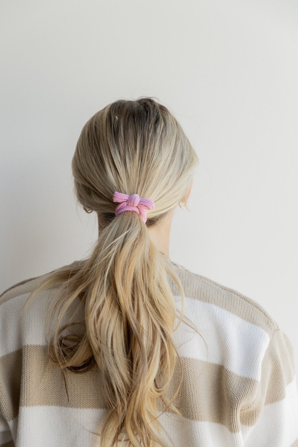 BOW SLICK BACK PONYTAILS (PACK OF 3) - Poppy & Vine