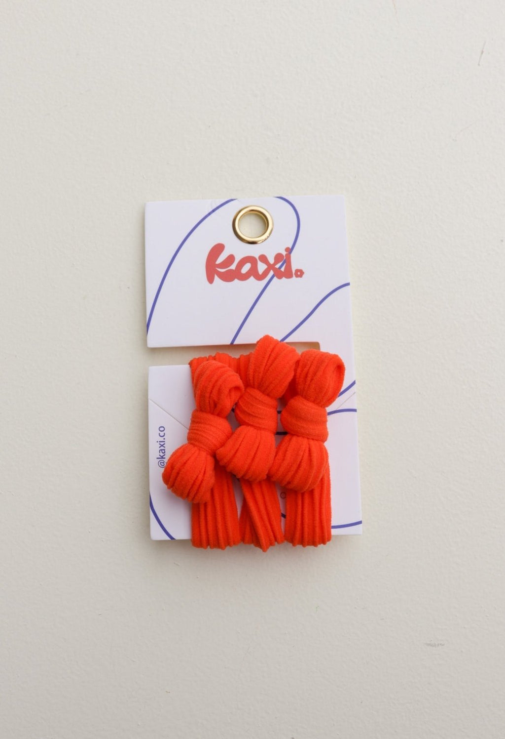 BOW SLICK BACK PONYTAILS (PACK OF 3) - Poppy & Vine