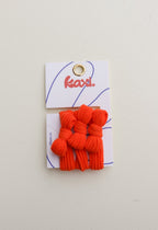 BOW SLICK BACK PONYTAILS (PACK OF 3) - Poppy & Vine
