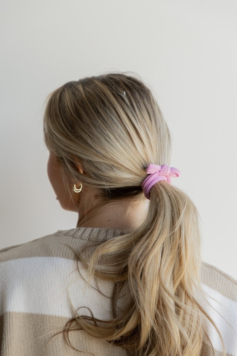 BOW SLICK BACK PONYTAILS (PACK OF 3) - Poppy & Vine