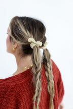 BOW SLICK BACK PONYTAILS (PACK OF 3) - Poppy & Vine