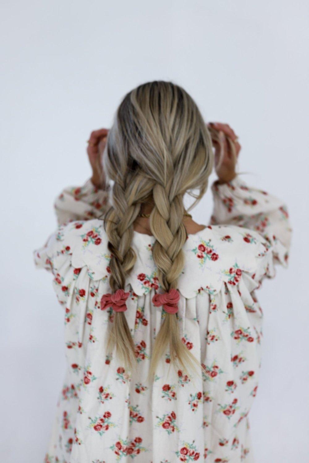 BOW SLICK BACK PONYTAILS (PACK OF 3) - Poppy & Vine
