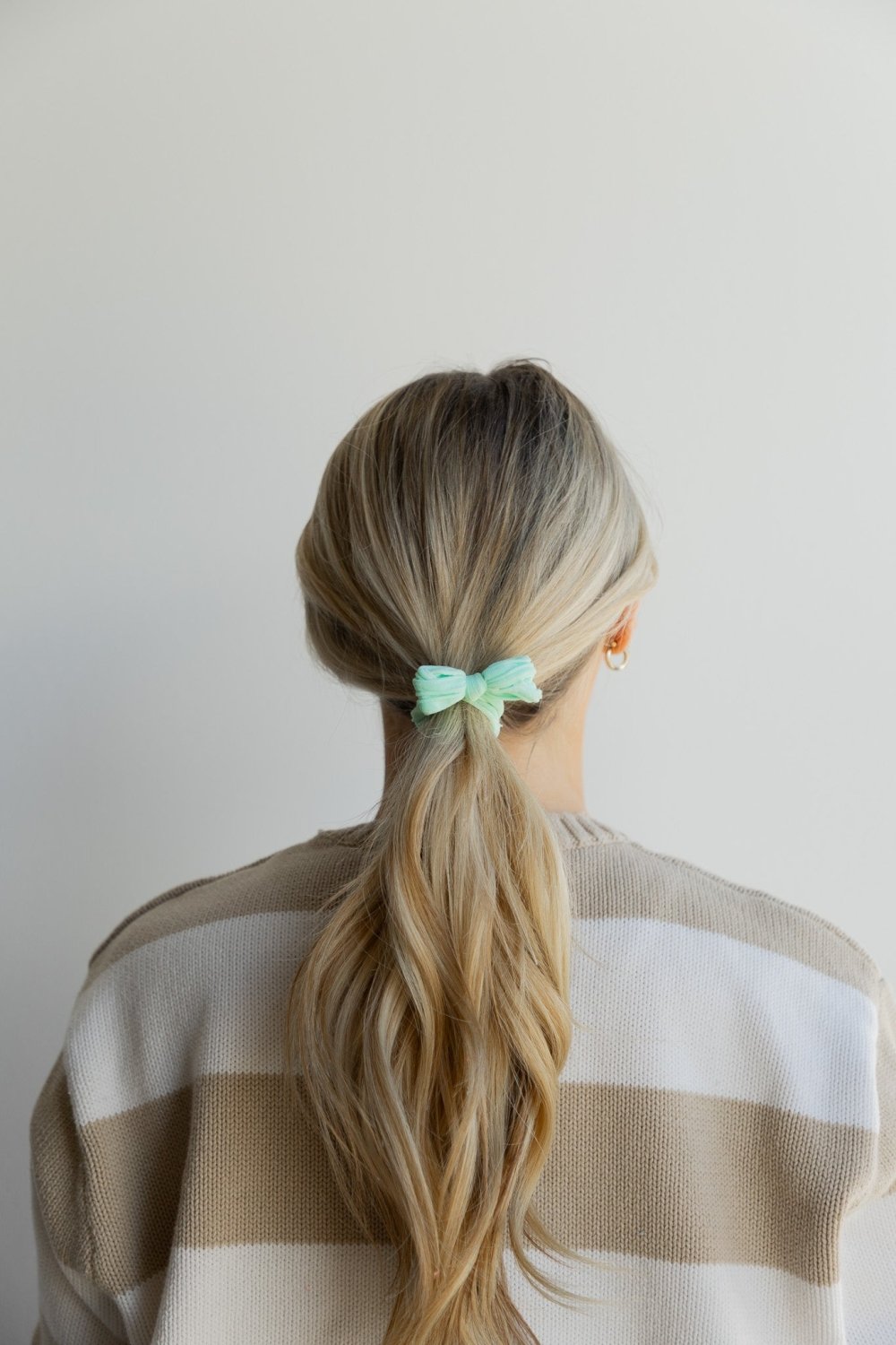BOW SLICK BACK PONYTAILS (PACK OF 3) - Poppy & Vine