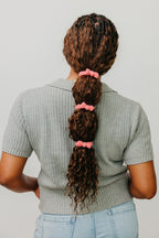 BOW SLICK BACK PONYTAILS (PACK OF 3) - Poppy & Vine