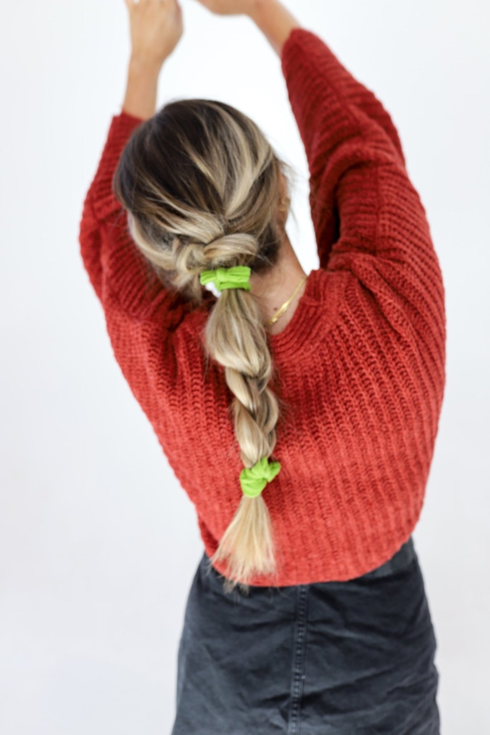 BOW SLICK BACK PONYTAILS (PACK OF 3) - Poppy & Vine