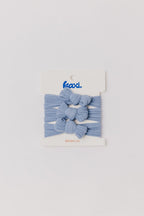 BOW SLICK BACK PONYTAILS (PACK OF 3) - Poppy & Vine