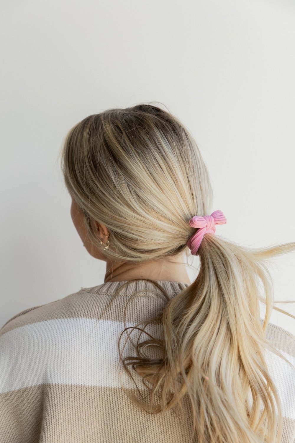 BOW SLICK BACK PONYTAILS (PACK OF 3) - Poppy & Vine
