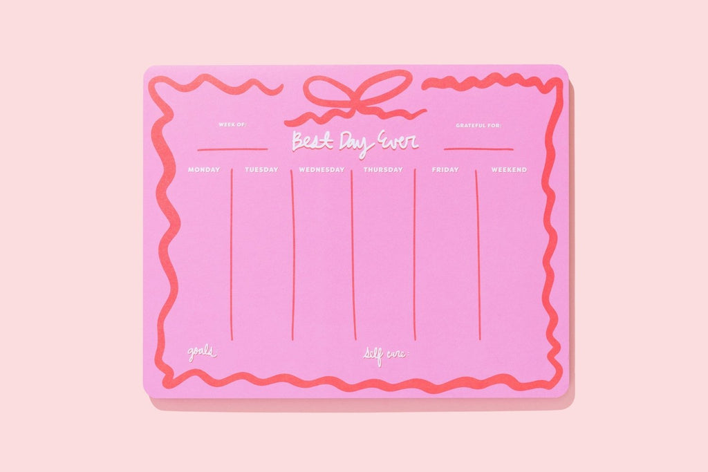 Bow Weekly Planner - Poppy & Vine