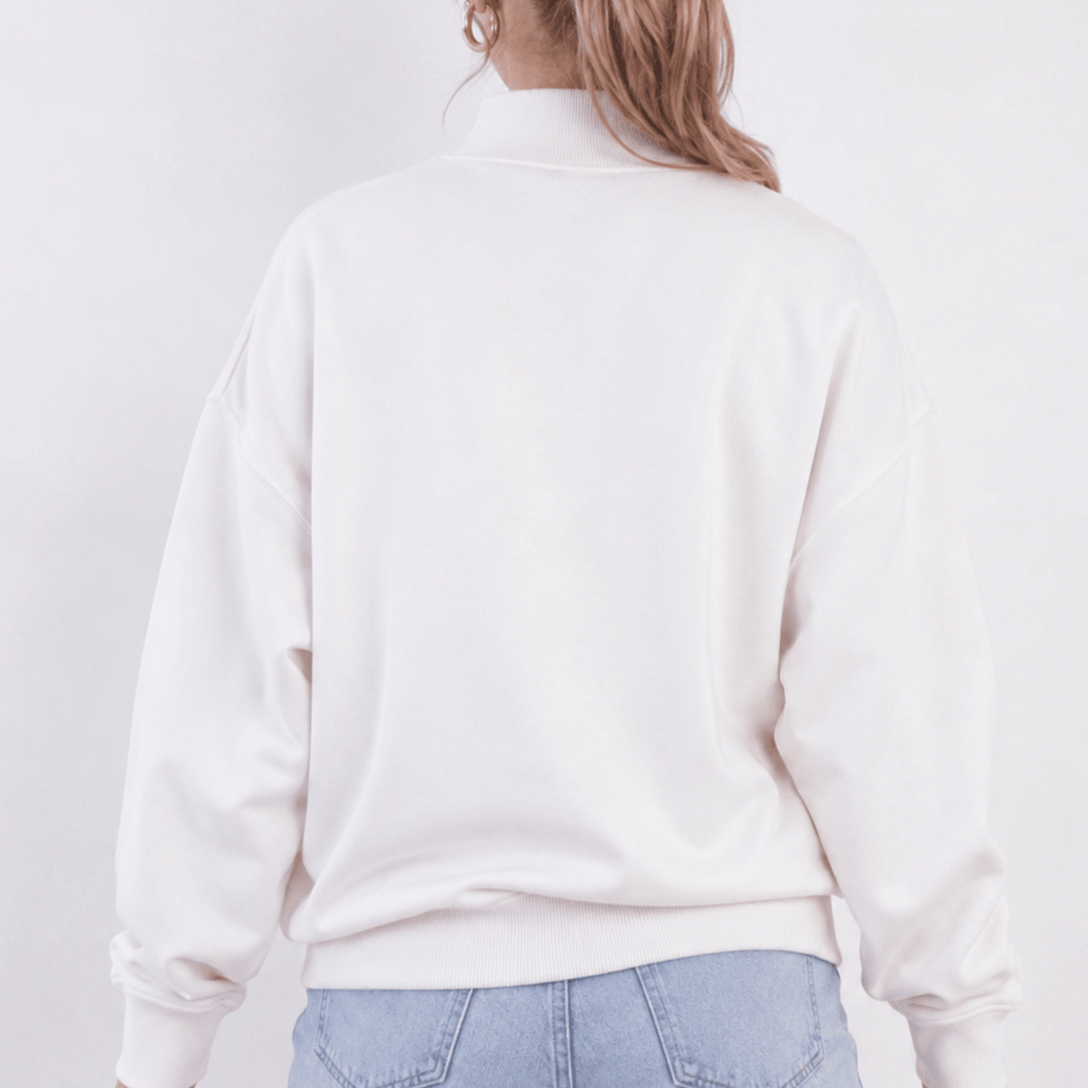 Bride Polka Dot Mock Neck Sweatshirt | Oversized Bridal Crewneck - Poppy & Vine