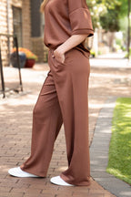 Butter Soft Pants, Brown - Poppy & Vine