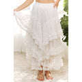 Romantic Cascading Lace Skirt