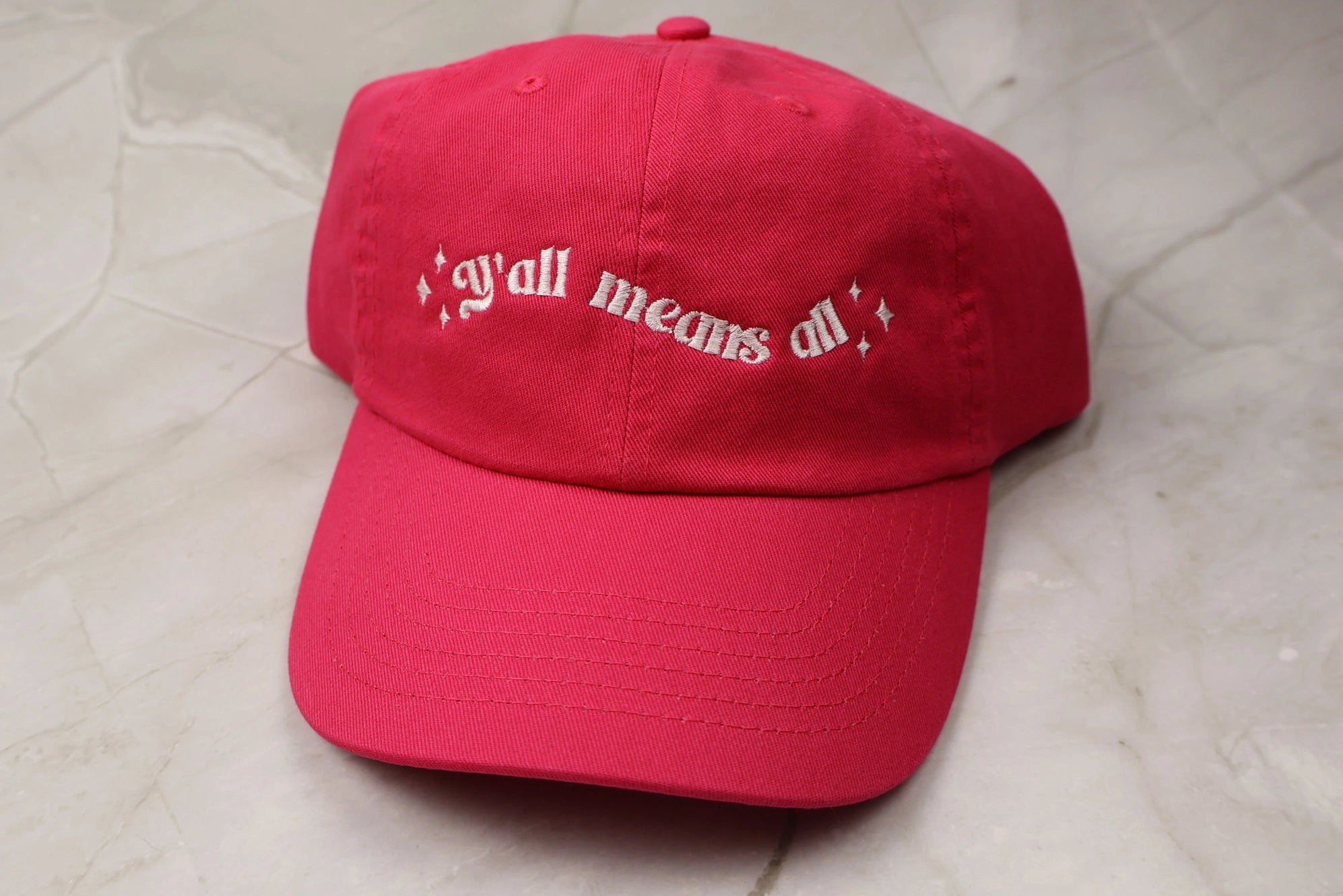 Y'all means all Relaxed Fit Hat