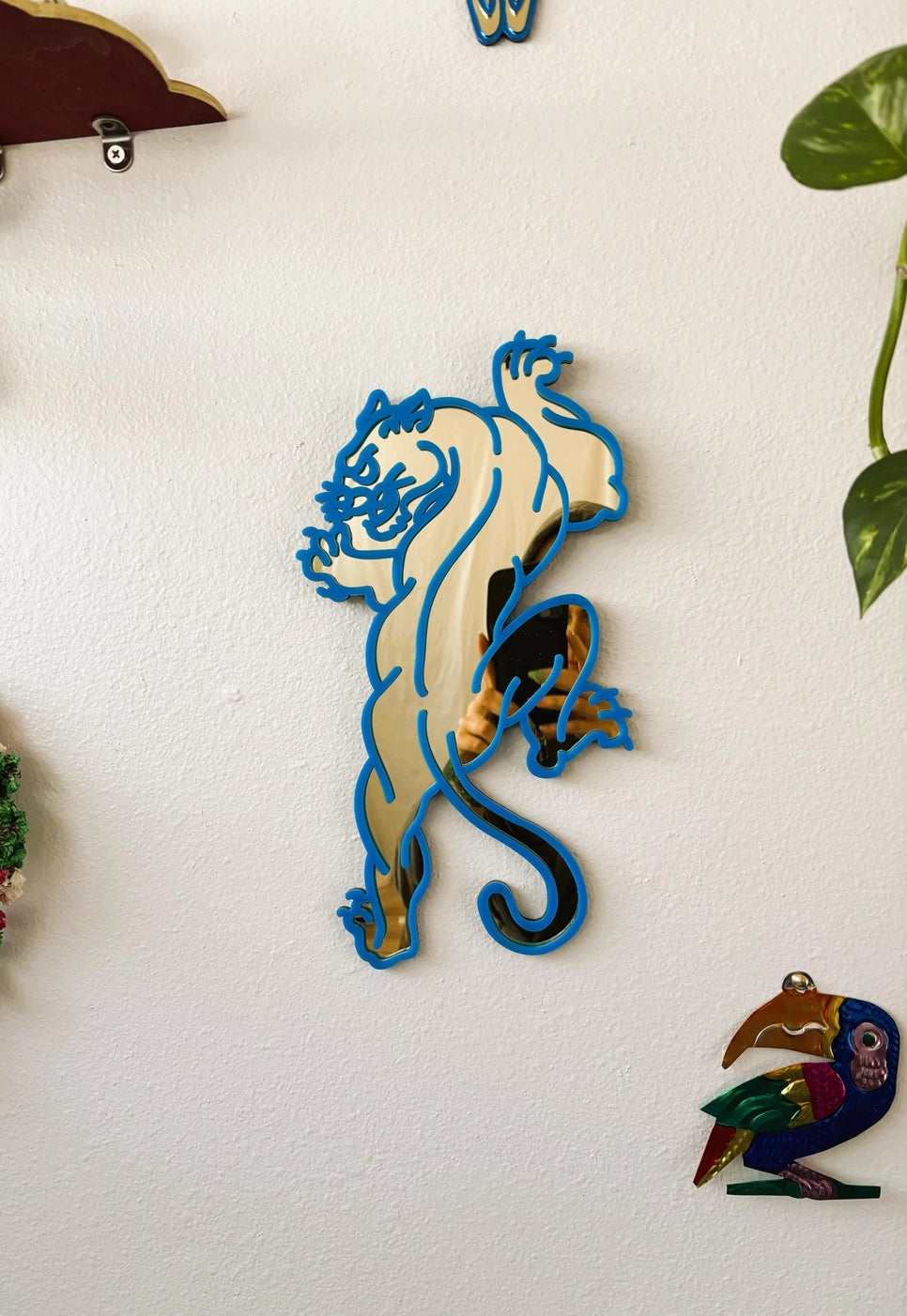 Electric Panther Y2K Acrylic Wall Mirror