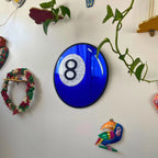 Lucky 8 Ball Acrylic Wall Mirror