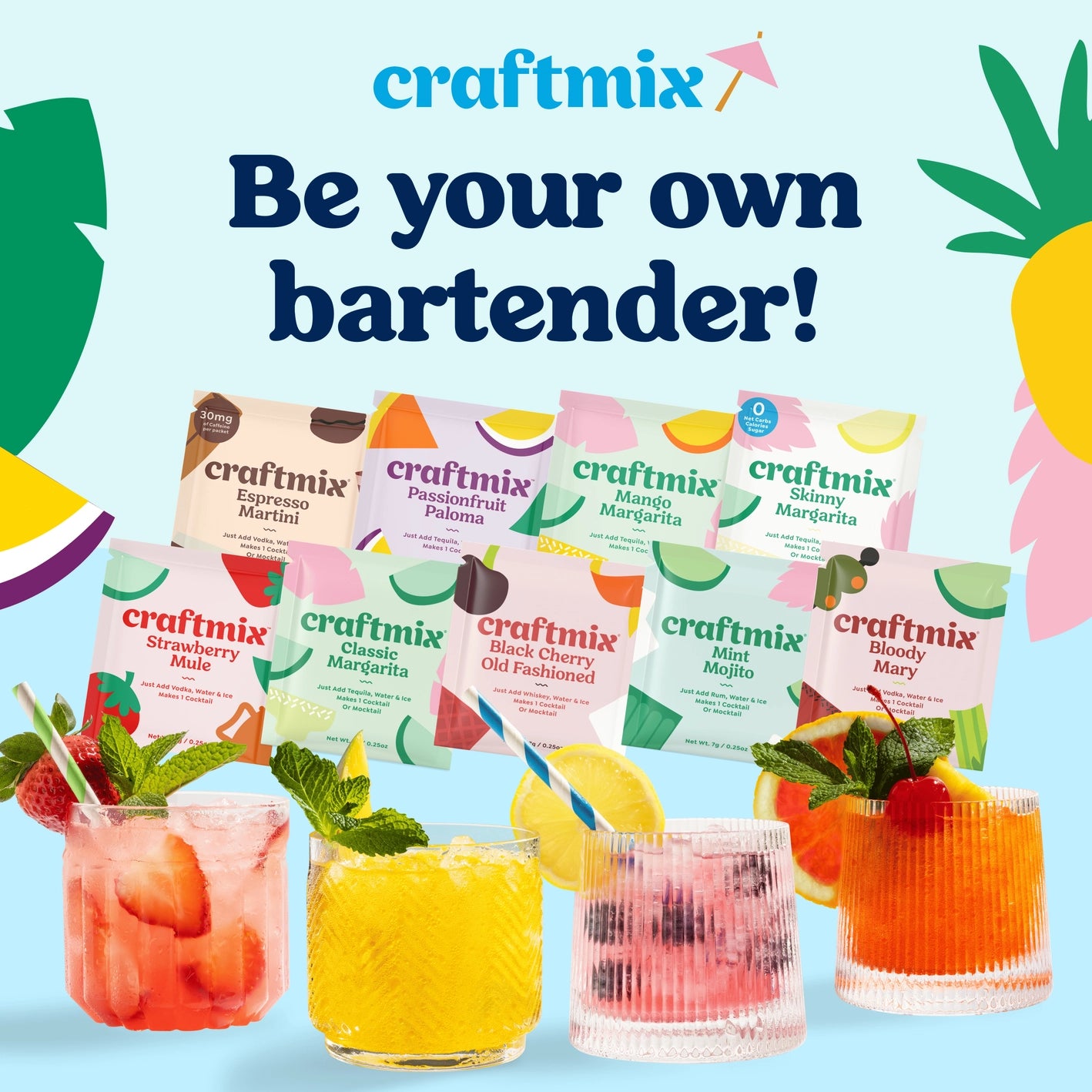 Craftmix Cocktail / Mocktail Mixers