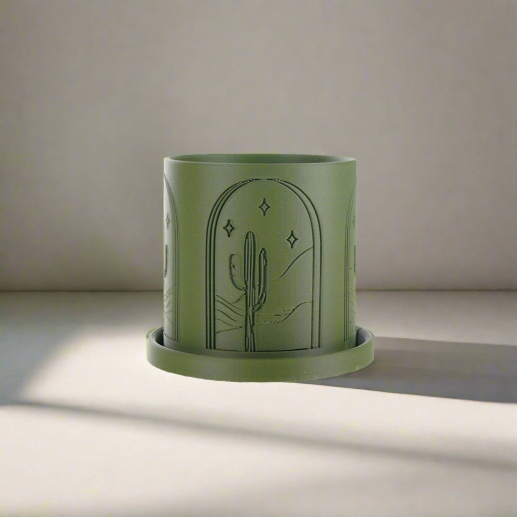 Cactus Planter - Poppy & Vine