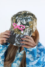 CAMO BOW TRUCKER HAT - Poppy & Vine