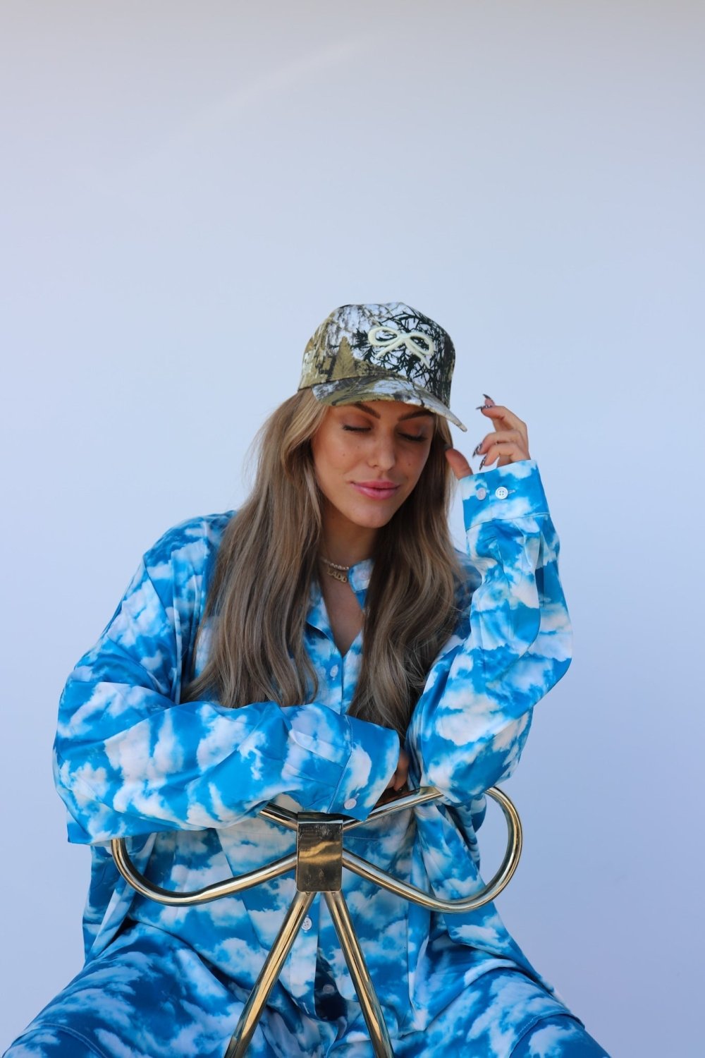 CAMO BOW TRUCKER HAT - Poppy & Vine