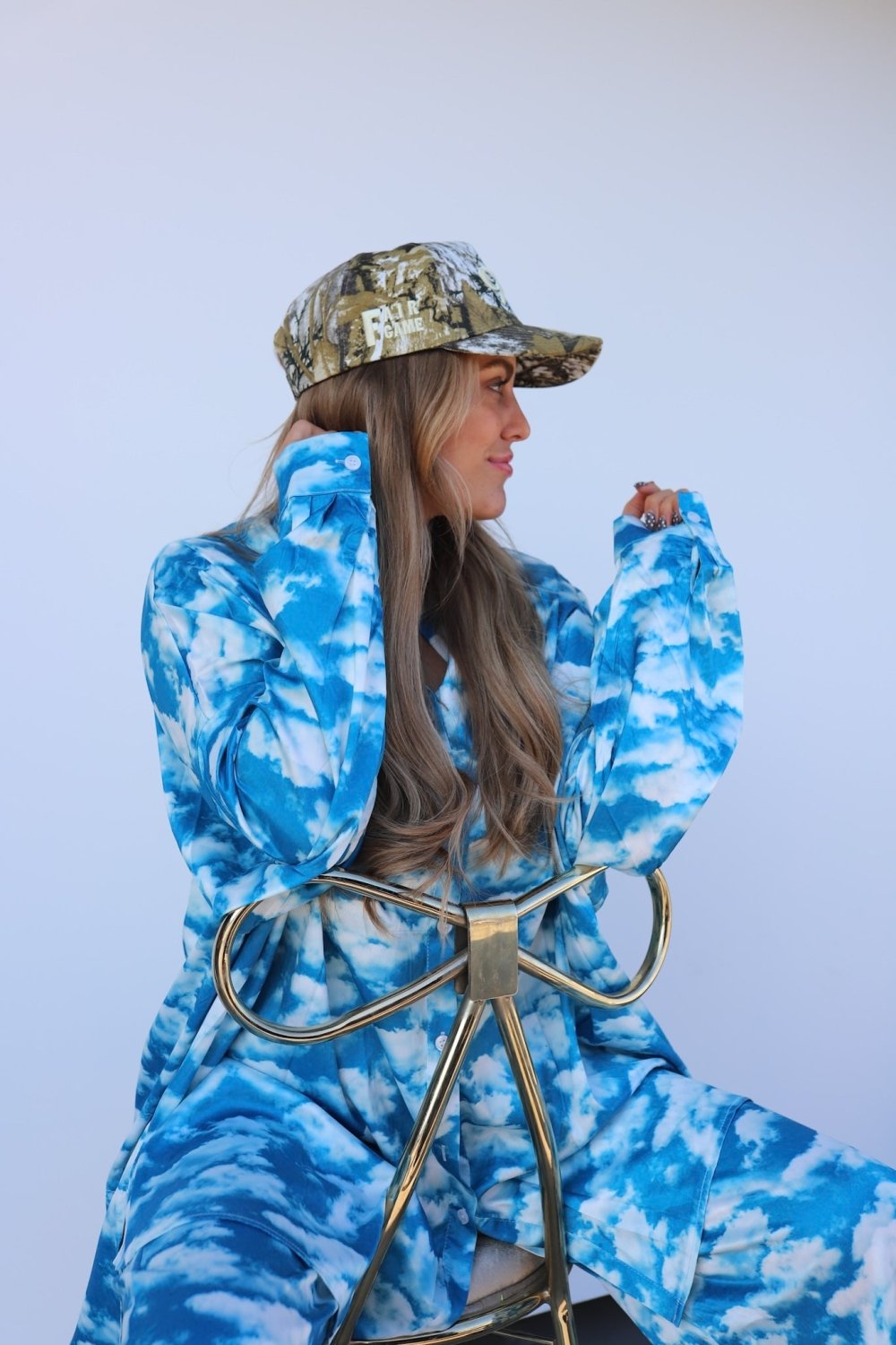 CAMO BOW TRUCKER HAT - Poppy & Vine