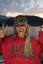 CAMO BOW TRUCKER HAT - Poppy & Vine