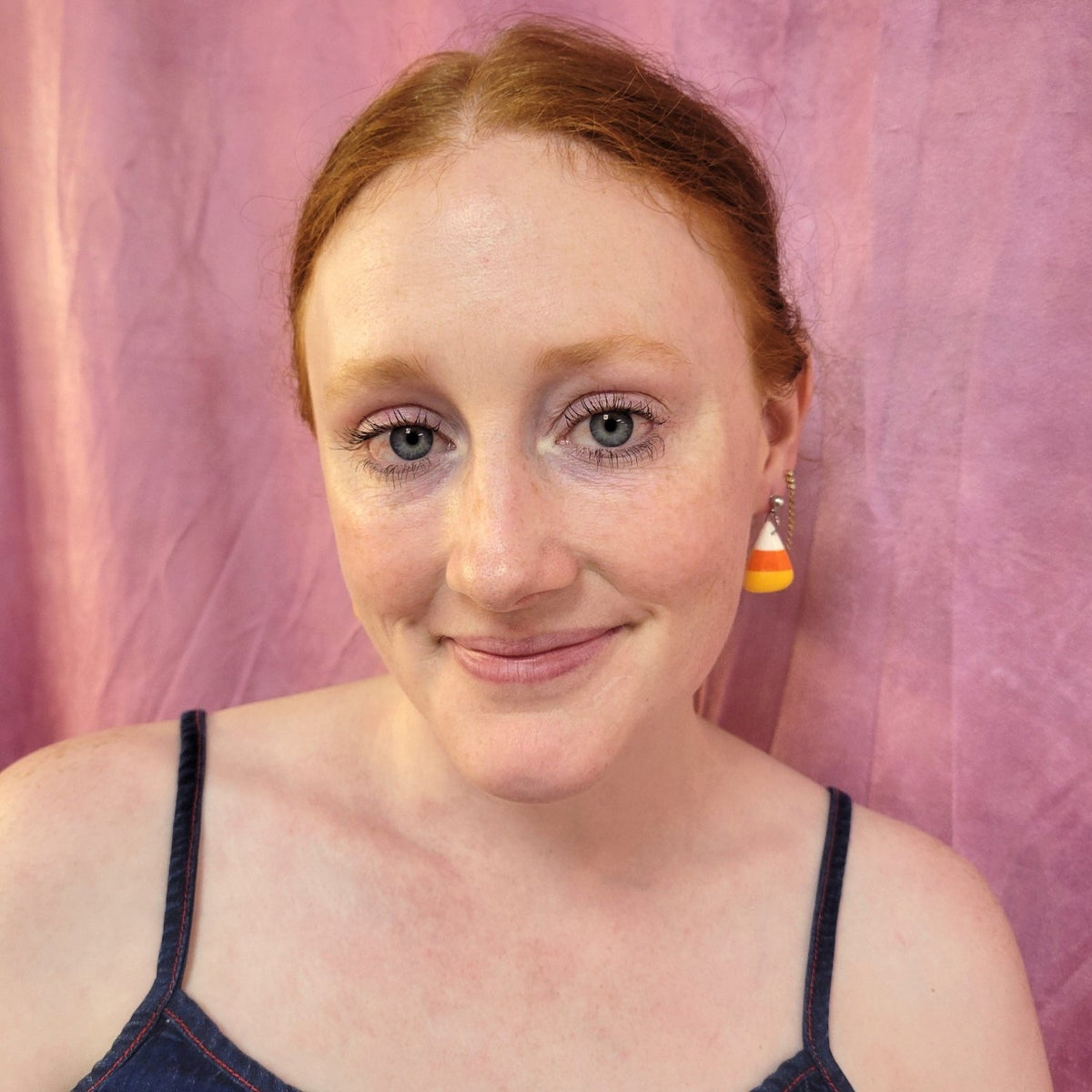 Candy Corn Charm Earring - Poppy & Vine