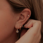Carolina Daisy Flat Back Studs - Poppy & Vine