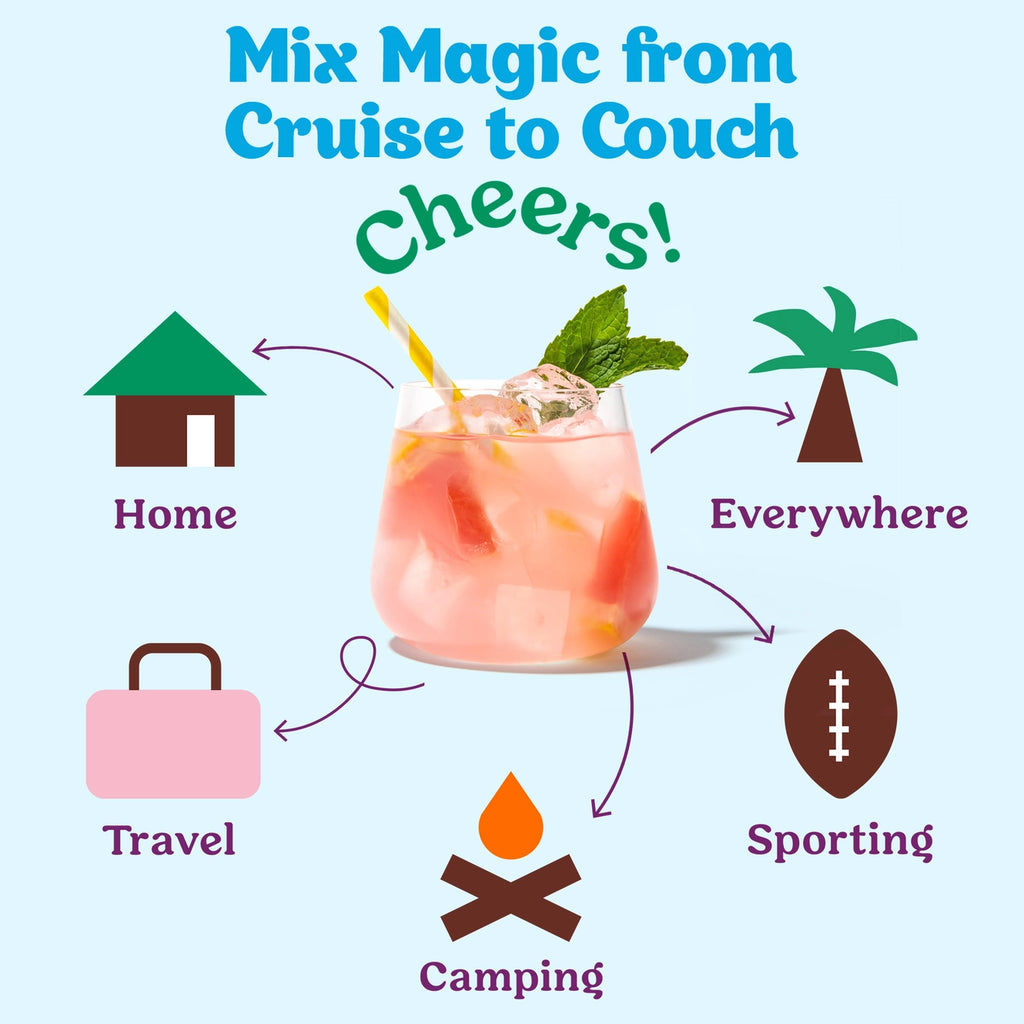 Craftmix Variety Pack Cocktail Mixers - 6 Servings Multipack