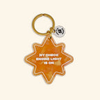Check Engine Light is On | Motel Style Keychain - Poppy & Vine