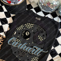 Checker 8ball Christmas ornament CH tee or sweatshirt - Poppy & Vine