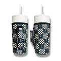 Checkered Skeletons 20oz Large Coffee / Tea / Tumbler Handler™ - Poppy & Vine