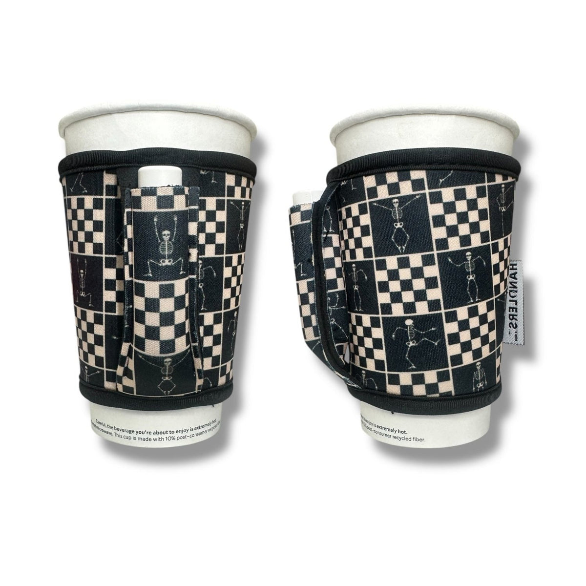 Checkered Skeletons Small / Medium Bottomless Handler™ - Poppy & Vine
