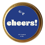 Cheers! 4 oz. Just Because Candle Tin - Poppy & Vine