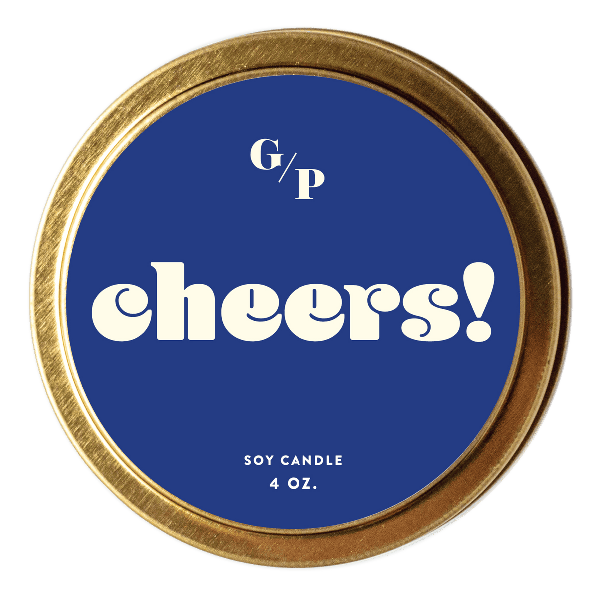 Cheers! 4 oz. Just Because Candle Tin - Poppy & Vine