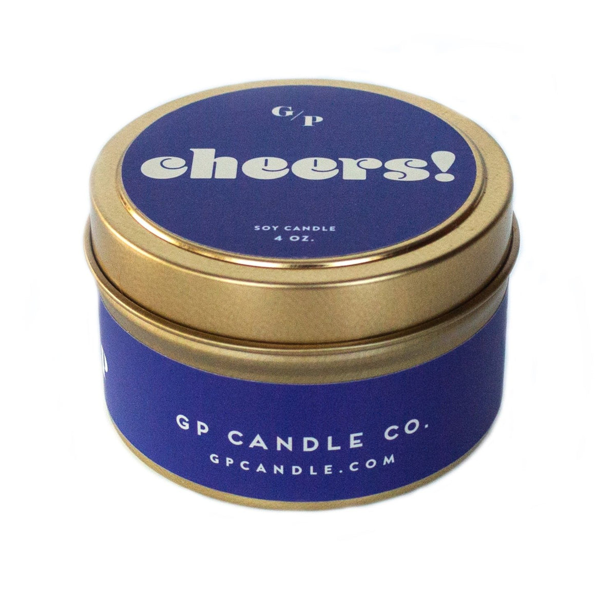 Cheers! 4 oz. Just Because Candle Tin - Poppy & Vine