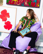 Childless Cat Lady Needlepoint Pillow - Poppy & Vine