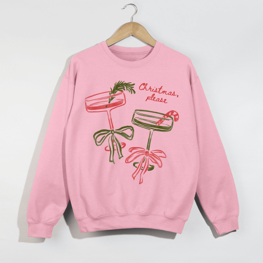 Christmas, Please Holiday Sweatshirt - Poppy & Vine