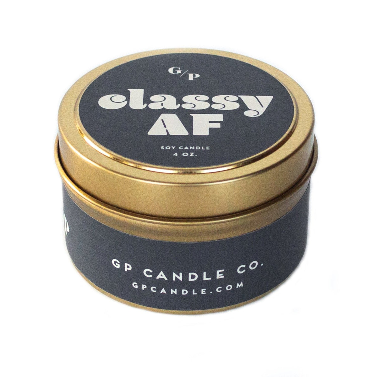 Classy AF 4 oz. Just Because Candle Tin - Poppy & Vine