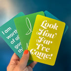 Colorful Affirmation Cards, Deck of 16 - Poppy & Vine