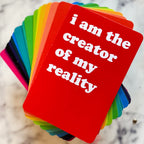 Colorful Affirmation Cards, Deck of 16 - Poppy & Vine