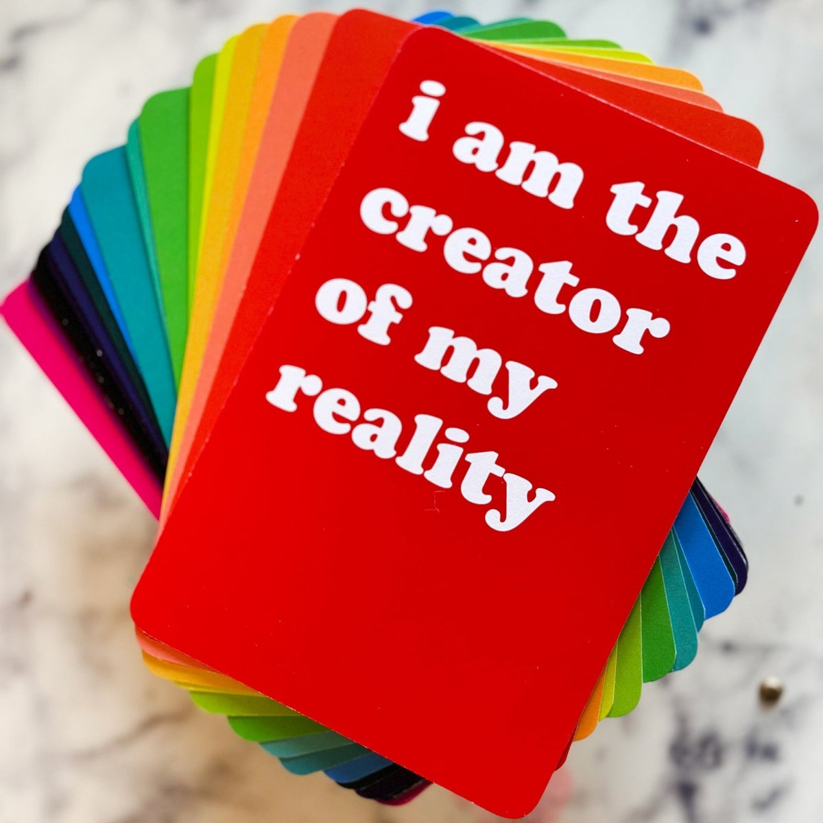 Colorful Affirmation Cards, Deck of 16 - Poppy & Vine