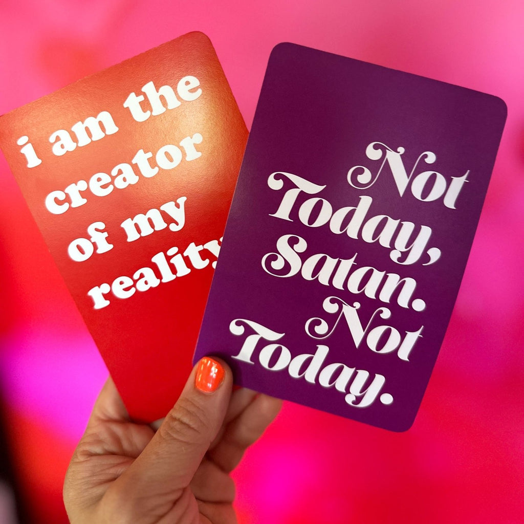 Colorful Affirmation Cards, Deck of 16 - Poppy & Vine